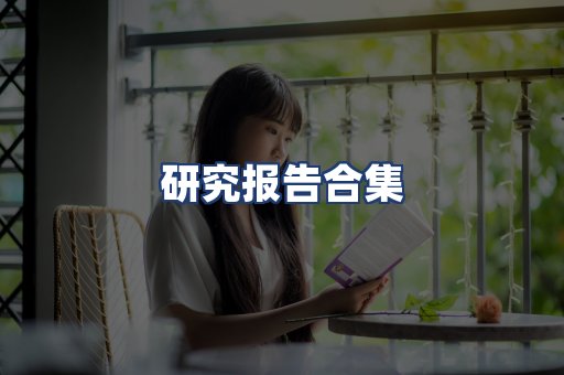 研究报告合集